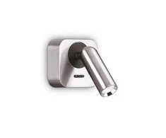 Ideal Lux Sieninis šviestuvas Bean Square Ap Nickel