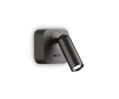 Ideal Lux Sieninis šviestuvas Bean Square Ap Nero