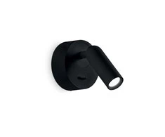 Ideal Lux Sieninis šviestuvas Bean Round Ap Nero
