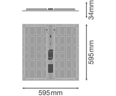 Ledvance 36W / 31W / 26W / 22W LED panelė PANEL PROTECT, 4000K