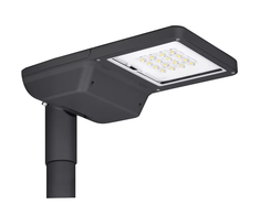 36W LED gatvės šviestuvas FLEX SMALL 1DIM, tamsiai pilkas, 2700K, IP66, 165x55°
