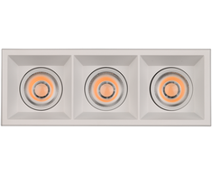 36W LED įleidžiamas šviestuvas MOVE, baltas, 3000/4000K, IP44, E3984179B