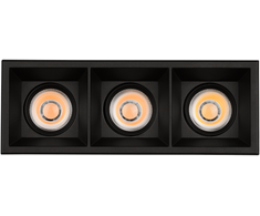 36W LED įleidžiamas šviestuvas MOVE, juodas, 2700/3000K, IP44, E3984173N