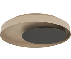 36W LED lubinis šviestuvas, smėlio/juodos sp., 2700/3000/4000K, dimeriuojamas, 2683