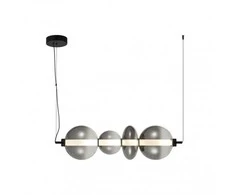 Italux 36W LED pakabinamas šviestuvas SONTE, juodas, 3000K