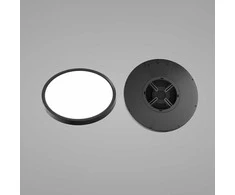 Italux 36W LED paviršinė panelė CALVI, juoda, 2800/4000/6000K, dimeriuojama
