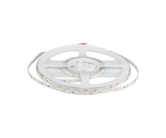 V-tac 3,6W/m LED juosta, 60LED/m, 12V, geltona šviesos sp., IP20, 5 metrų ritė