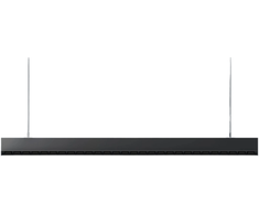 37,3W LED linijinis pakabinamas šviestuvas X-LINE SLIM, juodas, 4000K, IP40, šviečia į viršų ir į apačią