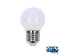 3,7W LED lemputė E27, G45, 3000K, 180°, CREE LED chip