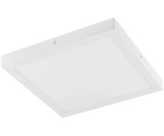 37W LED lubinis šviestuvas GLISSY SQUARE, matinės baltos sp., 3000K