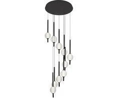 37W LED pakabinamas šviestuvas ABEONA, juodu korpusu, 4000K, 4330600