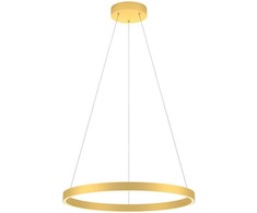 37W LED pakabinamas šviestuvas FEBE, matinės aukso sp., 3000K, dimeriuojamas, 01-2865
