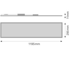 Ledvance 37W LED panelė BIOLUX HCL PANEL ZIGBEE GEN 2, 2700…6500K, dimeriuojama