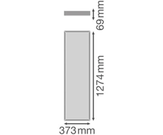 Ledvance 38/31/27W LED panelė PL SF, balta, 3000/4000K, 1274x373mm, UGR19