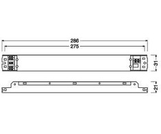 Ledvance 38,70W LED maitinimo šaltinis, DALI, 350…860 mA