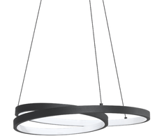 38W LED pakabinamas šviestuvas OZ, juodas, 3000K, 364957