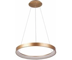 Italux 38W LED pakabinamas šviestuvas VICO, aukso sp., 3000/4000K