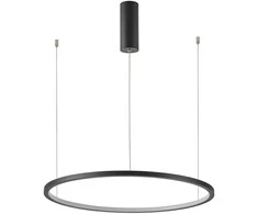 Italux 38W LED pakabinamas šviestuvas VINOLA, juodas, 3000/4000K