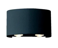 3,8W LED sieninis šviestuvas TWIST, tamsiai pilkas, 3000K, 4211001