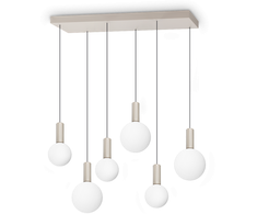 39W LED pakabinamas šviestuvas ODEON, pilkos/baltos sp., 3000K, 349220