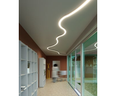 39W LED paviršinis/pakabinamas šviestuvas XFREE S, juodas, 3000K