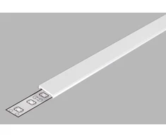 3m LED juostos profilio dangtelio C2 CLICK, baltas