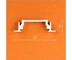 Bikuva.lt 3m LED juostos profilio GROOVE14, anoduotas