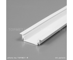 3m LED juostos profilio GROOVE14, baltas