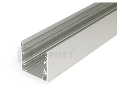 3m LED juostos profilio PHIL53, anoduotas