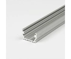 Bikuvalt LED juostos profilis UNI12, anoduotas aliuminis, 3m