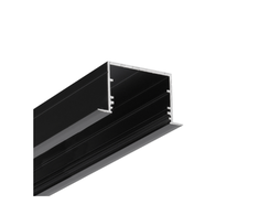 3m LED juostos profilio VARIO30-07, juodai anoduotas.