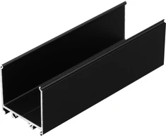 3m LED juostos profilio VARIO30-08, juodas anoduotas