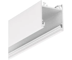 Bikuvalt 3m LED juostos profilis LINEA20, baltas, anoduotas
