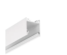 Bikuva.lt 3m LED juostos profilis LINEA20, baltas, anoduotas