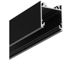 Bikuvalt LED juostos profilis LINEA20, juodas, 3m