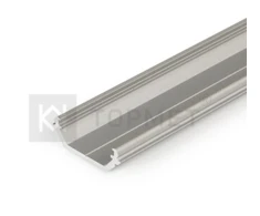 Bikuvalt 3m LED juostos profilis QUARTER10 BD/U6, anoduotas aliuminis