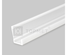 LED juostos profilis SLASH8, baltas, 3m