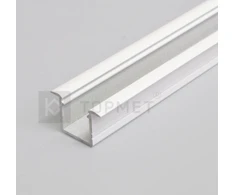 3m LED juostos profilis SMART-IN10 A/Z, baltai dažytas