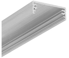 3m LED juostos profilis WIDE24 G/W, neanoduotas aliuminis