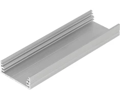 3m LED juostos profilis WIDE24 G/W, neanoduotas aliuminis