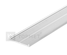 LED juostos profilio dangtelis VARIO30-09, neanoduotas aliuminis, 3m