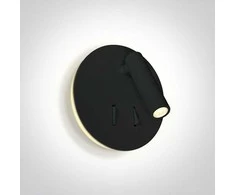 Bikuva.lt 3W + 5W LED paviršinis šviestuvas, juodas, 3000K, 65746B/B/W
