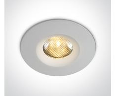 3W COB LED įleidžiamas šviestuvas, 3000K, IP65, baltas, 10103M/W/W