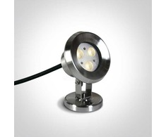 3W LED baseino šviestuvas, nerūdijančio plieno sp., 4000K, IP68, 69064A/C