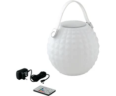 3W LED įkraunamas lauko šviestuvas GECO, baltas, RGB, dimeriuojamas, IP44