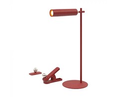 V-tac 3W LED įkraunamas magnetinis stalinis/sieninis šviestuvas, raudonas, 4000K, dimeriuojamas