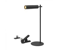 V-tac 3W LED įkraunamas magnetinis stalinis/sieninis šviestuvas, juodas, 4000K, dimeriuojamas