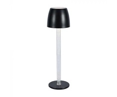 V-tac 3W LED įkraunamas stalo šviestuvas, juodas, 3000K, dimeriuojamas