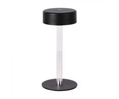 V-tac 3W LED įkraunamas stalo šviestuvas, juodas, 3000-6000K, dimeriuojamas
