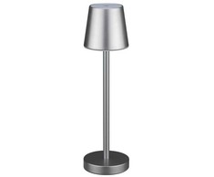 V-tac 3W LED įkraunamas stalo šviestuvas, pilkas, 4000K, dimeriuojamas